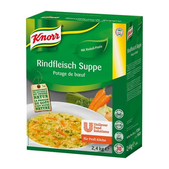 Rindfleischsuppe mit Nudeln ODZ 2,4kg Knorr