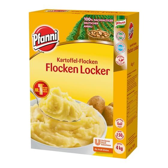 Püree "Flocken-Locker" 150 Portionen ODZ 4kg Pfanni