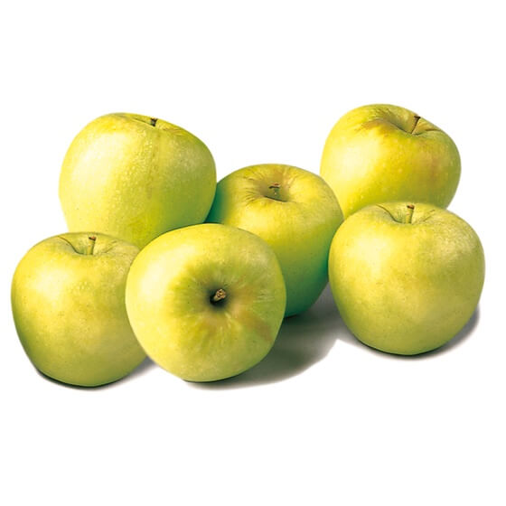 Äpfel Golden Delicious IT KL1 75mm+ ca. 200g/Stück gelegt