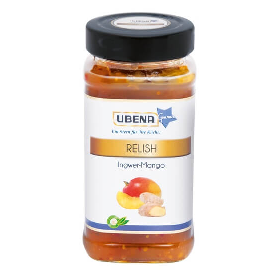 Relish Ingwer Mango 345g Ubena