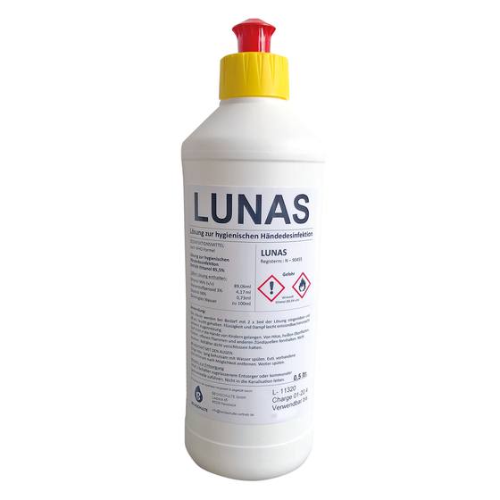 Handdesinfektion 500ml Lunas