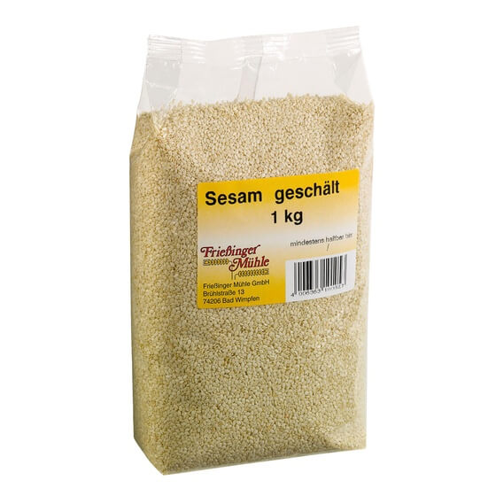 Sesam Geschält 1kg Friessinger Mühle