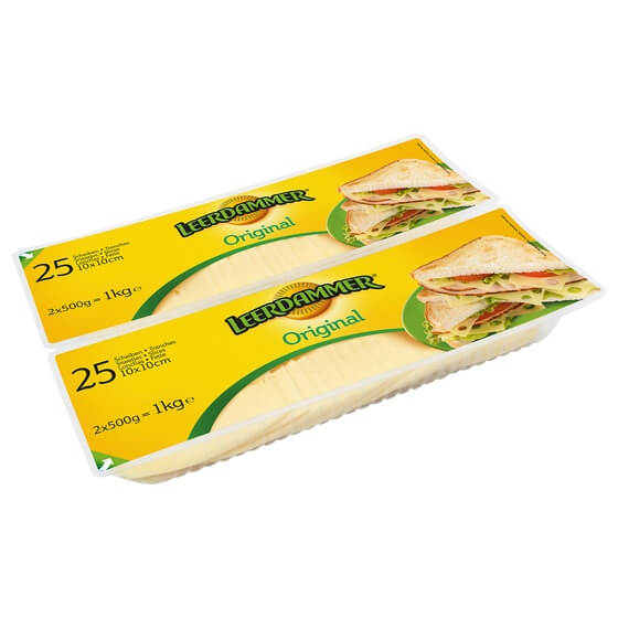Leerdammer Original 45% F.i.Tr. 50x20g Scheiben 1kg