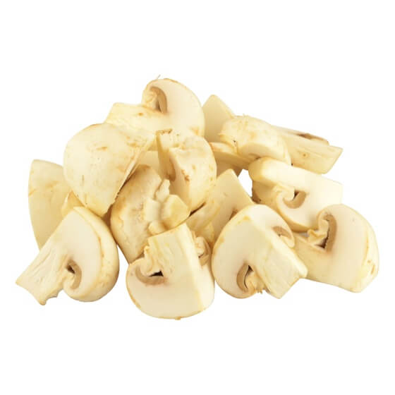 Champignon weiß küchenfertig geschnitten VIERTEL 2kg Funken