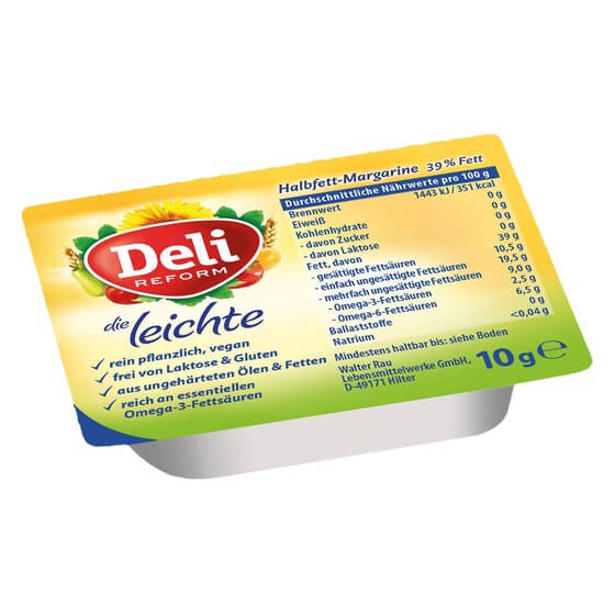 Deli Reform Margarine leicht 120x10g 39% Fettgehalt