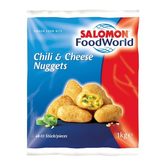 Chili & Cheese Nuggets TK 1Kg 48-53 Stück  Salomon