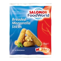 Breaded Mozzarella Sticks TK 1Kg 33-36Stück  Salomon