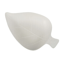 Fingerfood Teller Leaf "pure" weiss 8x6cm 50St PapStar
