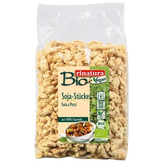 BIO Soja Stücke getrocknet für Gulasch 250g Rila Feinkost