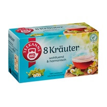 8-Kräuertee 20 Beutel kuvertiert Teekanne