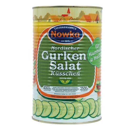 Nordischer Gurkensalat mit Süßungsmittel 4kg/2,5kg Nowka