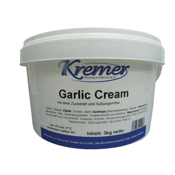 Garlic Cream (Knoblauchcreme) 3kg Kremer