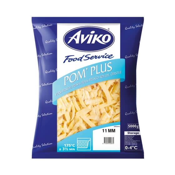 Pommes frisch 11mm Mehrweggebinde 2x5kg Aviko