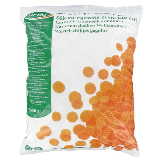 Karotten Scheiben Wellenschnitt TK 2,5Kg Ardo