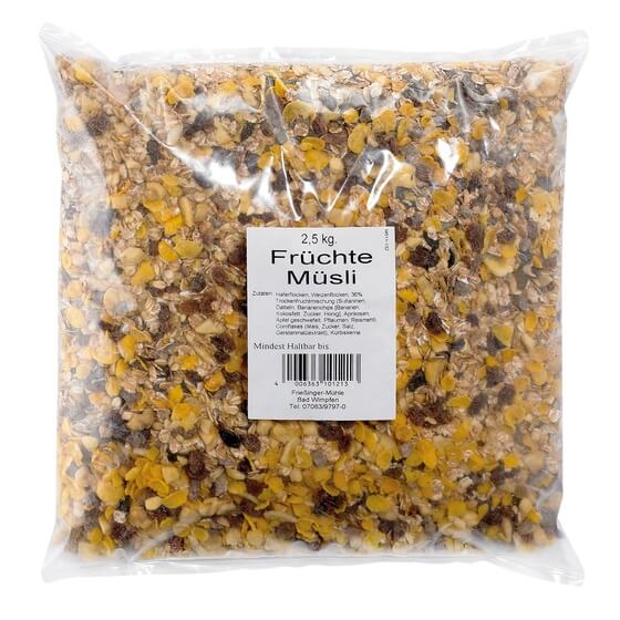 Früchte Müsli 2,5kg Friessinger Mühle