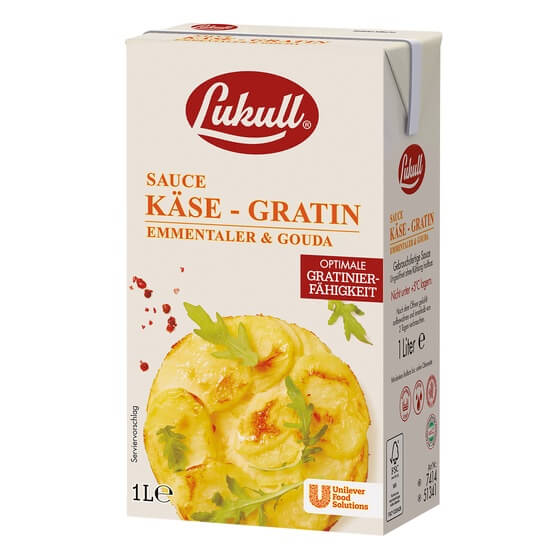 Käse-Gratin-Sauce Emmentaler ODZ 1l Lukull