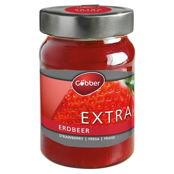 Erdbeer-Konfitüre Extra ODZ 450g Göbber