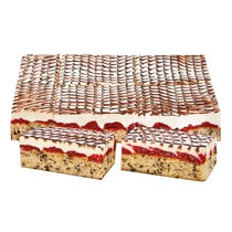 Himbeer Streusel Sahneschnitte 20 Portionen 1,7kg Pfalzgraf
