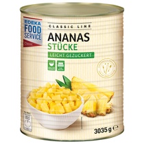 Ananas Stücke leicht gezuckert 3,035kg/1,84kg EFS