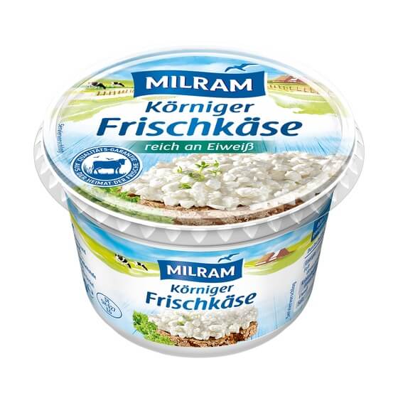 Körniger Frischkäse 10% F.i.Tr. 12x200g Milram