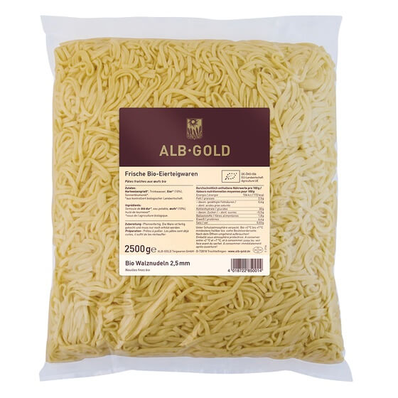 Bio Walznudeln frisch 2500g Albgold