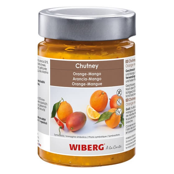 Chutney Orange-Mango 390g Wiberg