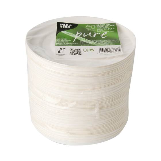 Deckel für Suppenbecher To-Go 14cm 50 Stück Papstar