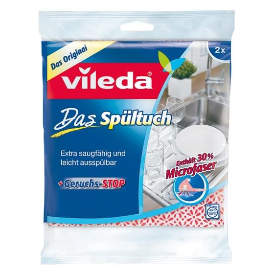 Spültuch +30% Microfaser 2St Vileda