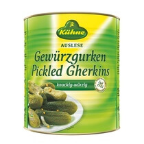 Gewürzgurken 55/60er mit Süßungsmittel 9,7kg/5,6kg Kühne