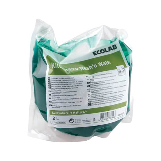 Fußbodenreiniger Kitchen pro wash & walk 2x2l Ecolab