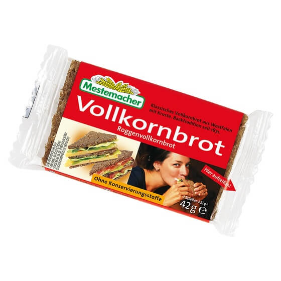 Vollkornbrot 2Scheiben 50gr. Mestemacher