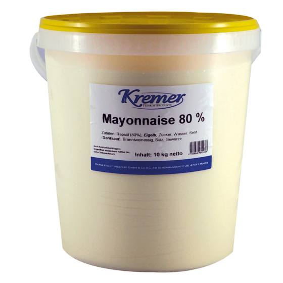 Salatmayonnaise 80% 10kg Kremer