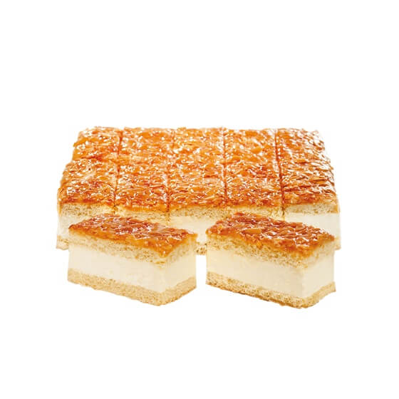Mandel-Bienenstich-Schnitte geschn. 20 Portionen TK 1,8kg