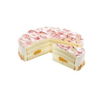 Pfirsich-Melba-Torte ungeschnitten TK 1,95kg Pfalzgraf