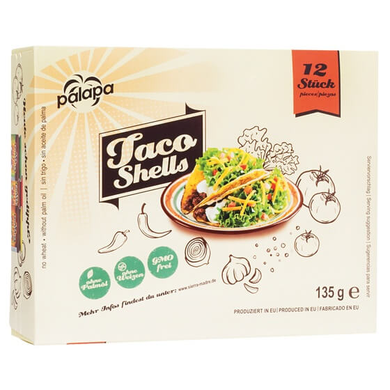 Taco Shells 13cm 12St 135g