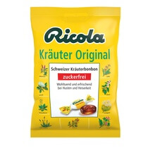 Ricola Kräuterbonbon ohne Zucker 18x75g