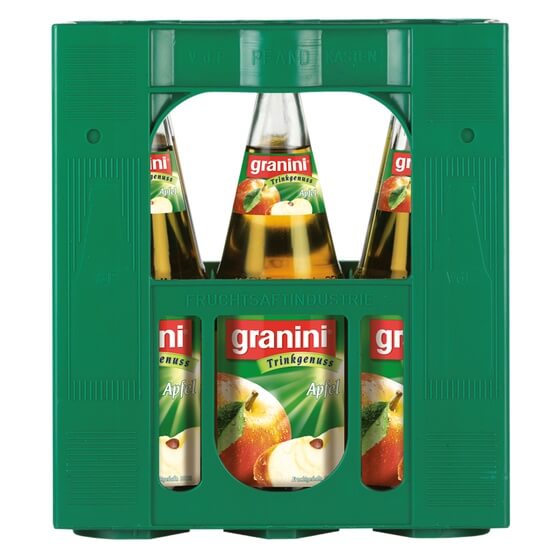 Apfelsaft klar 6x1l Glas Pfand Granini