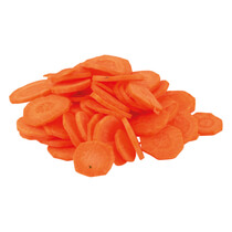 Karotten geschnitten Scheiben glatt 2,5kg Funken