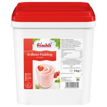 Fruchtpudding Erdbeer mit Sahne 5kg Frischli