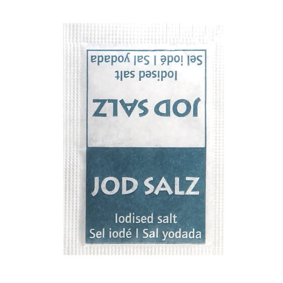 Jodsalz Portionsbeutel 1gr/Stück 1000Beutel Hela