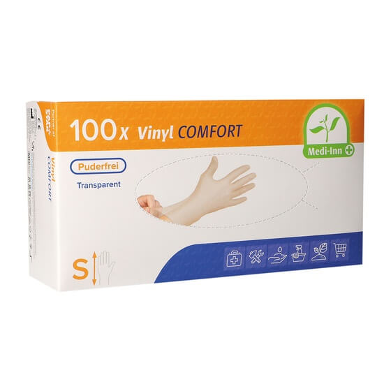 Handschuhe Vinyl 100st puderfrei S