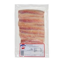 Forellenfilet ohne Haut,geräuchert,vakuumiert TK 500g