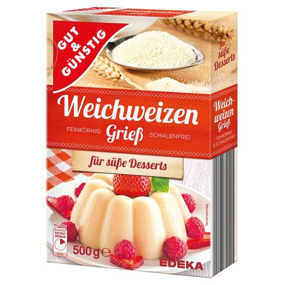 Weichweizengrieß 500g G&G