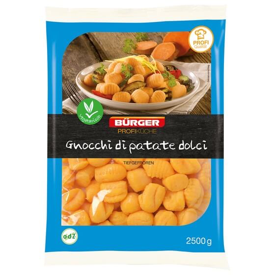 Gnocchi Patate Dolci(Süßkartoffel) TK 2500g Bürger