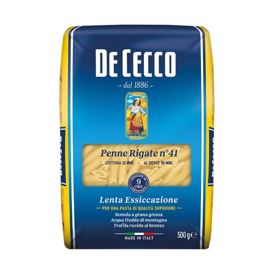 Penne Rigate 500g De Cecco