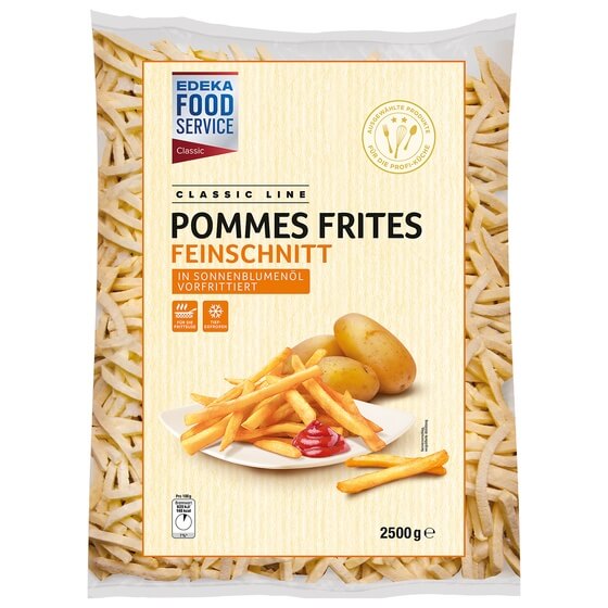 Pommes Feinschnitt TK 2,5Kg EFS