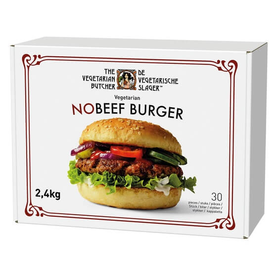 No Beef Burger vegetarischer Burger auf Soja-Basis 30x80g