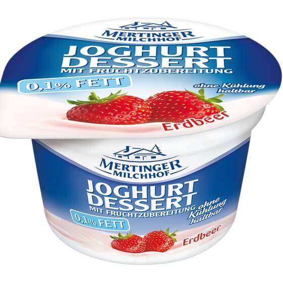 Joghurt-Dessert 4fach sortiert 0,1% 20x100g Mertinger