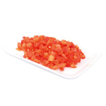 Paprika ROT geschnitten Würfel 10x10mm 2,5kg Funken