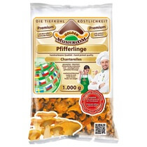 Pfifferlinge mittel TK 1Kg Walhalla